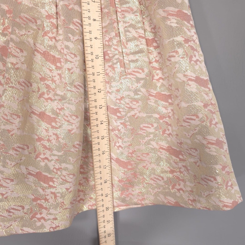 Anthropologie MOULINETTE SOEURS New Skirt Size 12 Metallic Sugarplum Brocade‎ - Picture 5 of 14